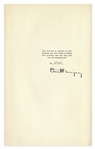 Ernest Hemingway Signed First Limited Edition of ''A Farewell to Arms'' -- Scarce in Original Slipcase